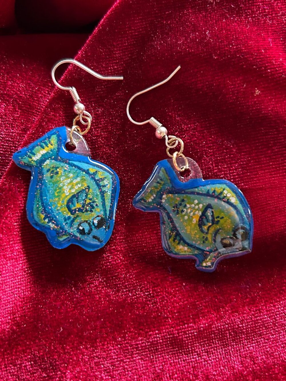 Weird Halibut Earrings